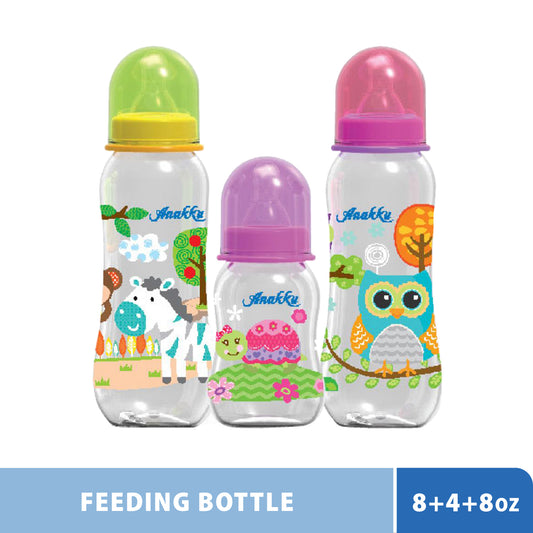 Anakku PP Feeding Bottle - 8+4+8oz (Girl) 173-033