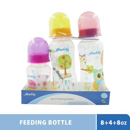 Anakku PP Feeding Bottle - 8+4+8oz (Girl) 173-033