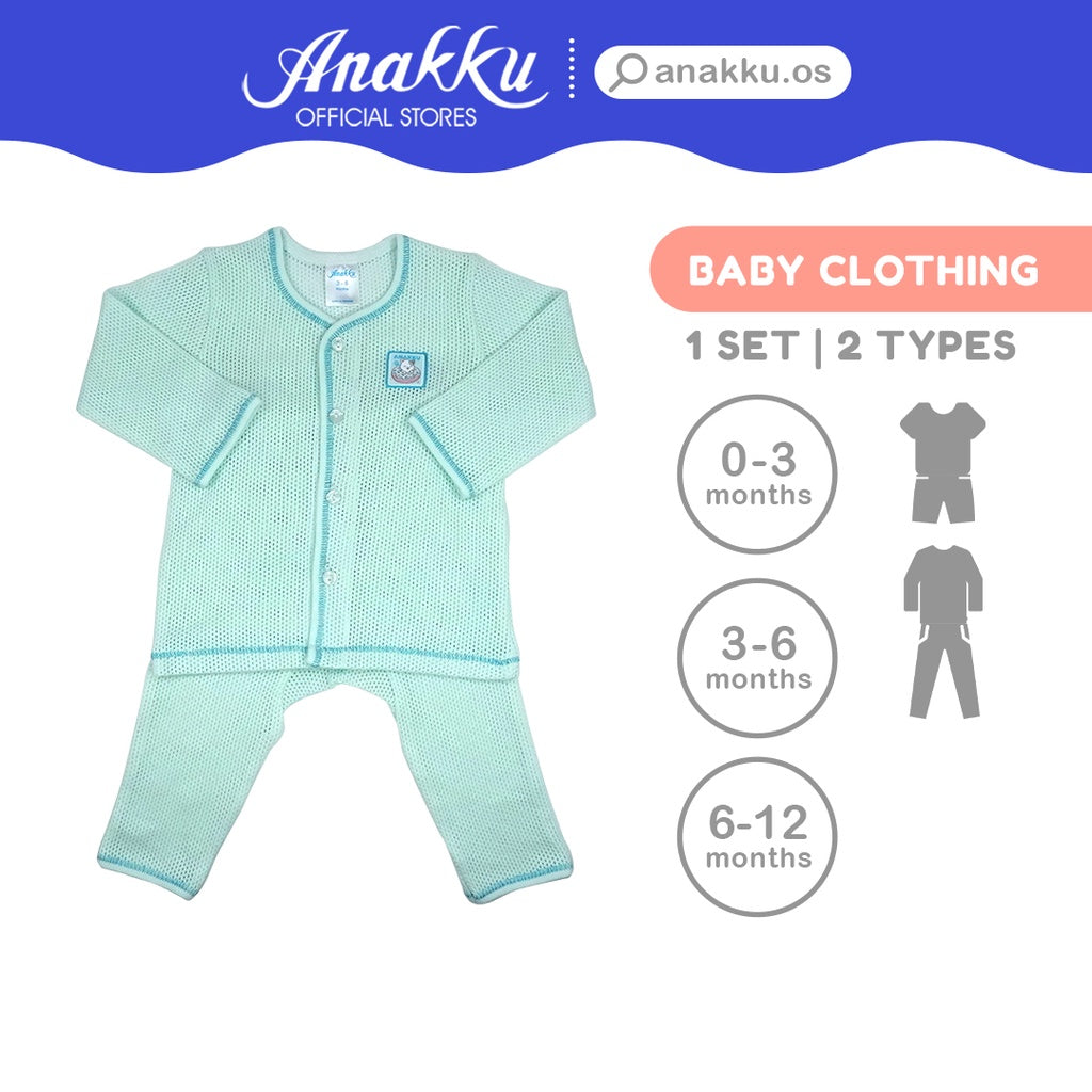 Anakku [0-12M] Newborn Baby Girl Clothing Set | Baju Bayi Perempuan EAK615-2