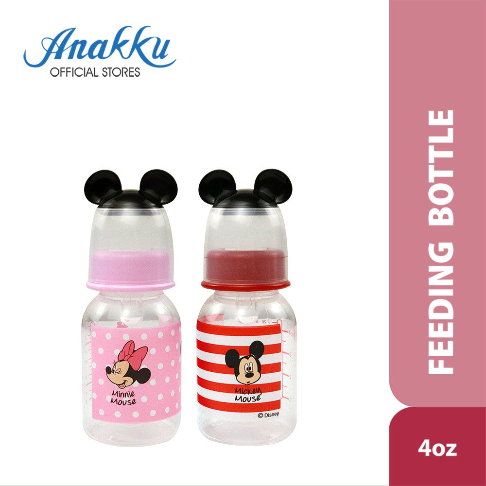 Disney Feeding Bottle Botol Susu - 4oz (Mickey/Minnie) 363-050