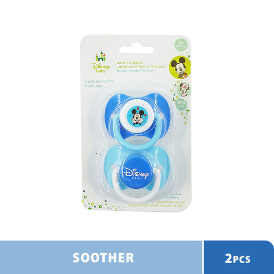 Disney Cherry Soother with Cover 2pcs