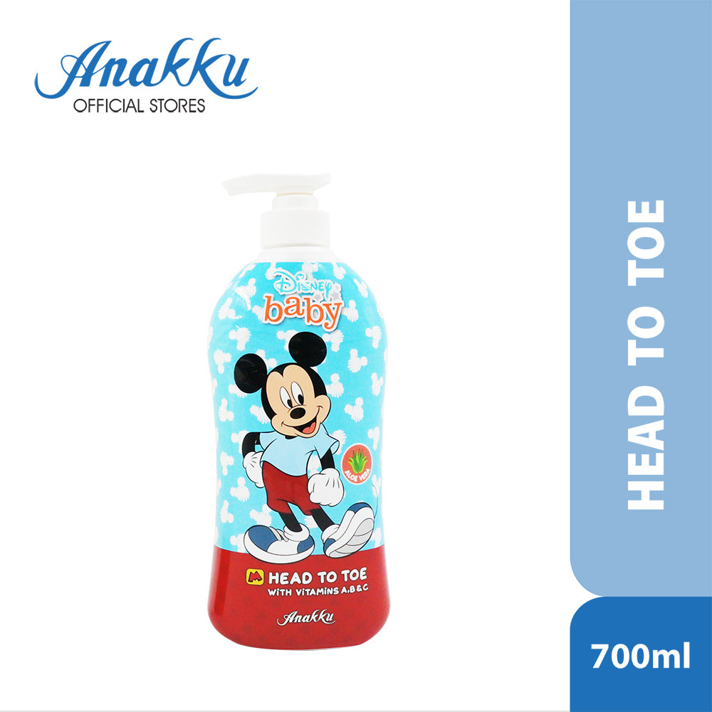 Anakku Disney Baby Head to Toe with Aloe Vera Extract (700ml) [Randomly Pick]