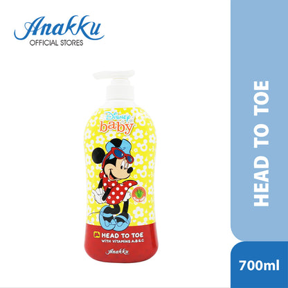 Anakku Disney Baby Head to Toe with Aloe Vera Extract (700ml) [Randomly Pick]