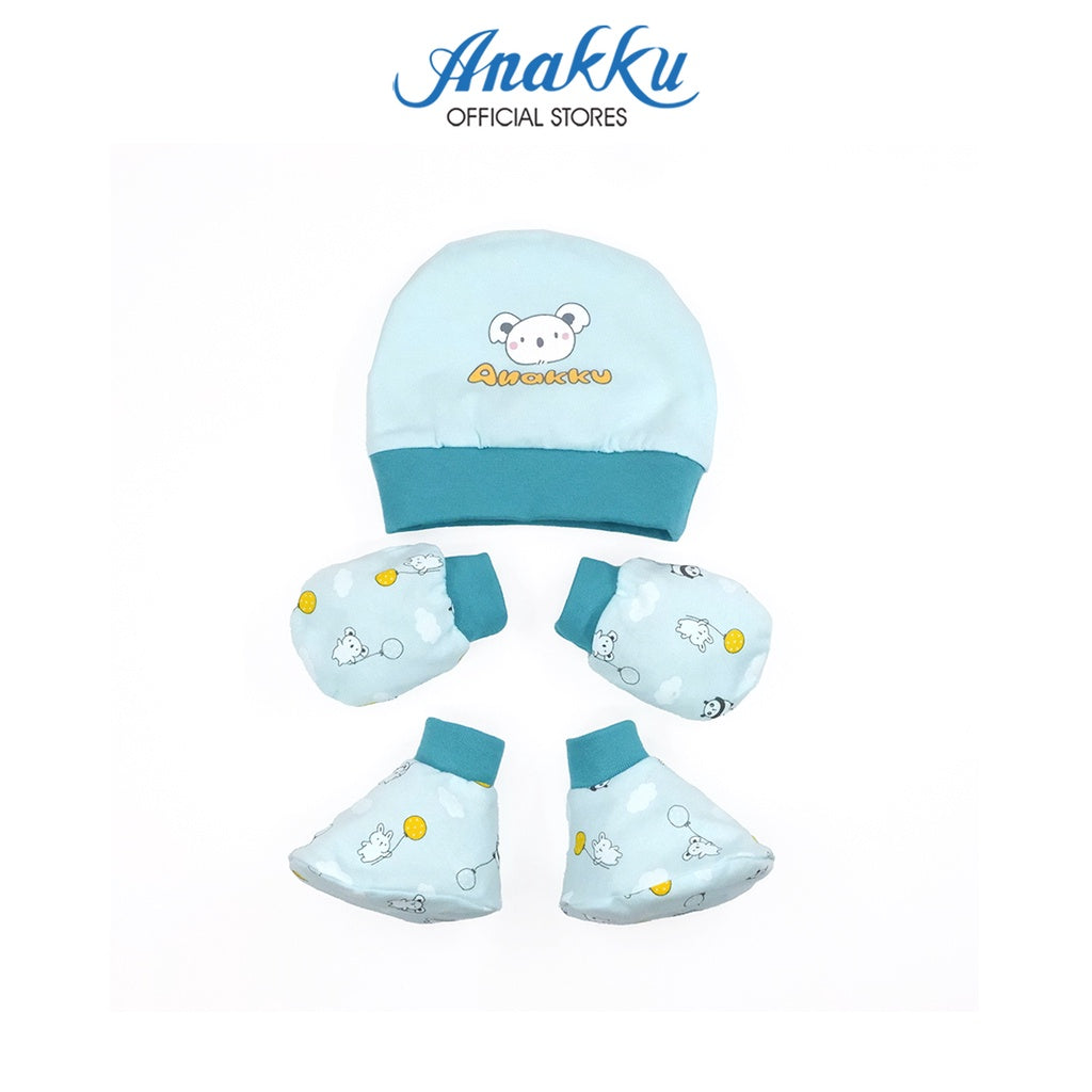 Anakku Newborn Baby Boy Gift Set [5pcs/set] Set Hadiah Bayi Lelaki [0-6 Months] EAK605-1