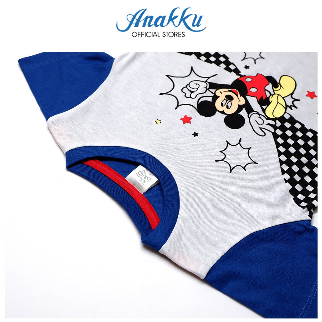 Anakku Disney Baby Boy Newborn Suit Set Baju Bayi Lelaki [Short-Slv+Pants] [3-18 Months] EDS535-2