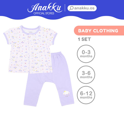 Anakku Baby Girl Newborn Suit Set | Baju Bayi Perempuan [0-12 Months] EAK450-2