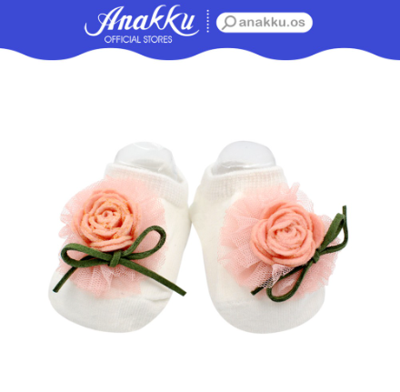 Anakku Little Love Baby Girl Newborn 3D Princess Socks | Sarung Kaki Bayi 520148-1