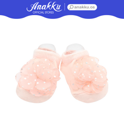 Anakku Little Love Baby Girl Newborn 3D Princess Socks | Sarung Kaki Bayi 520148-1