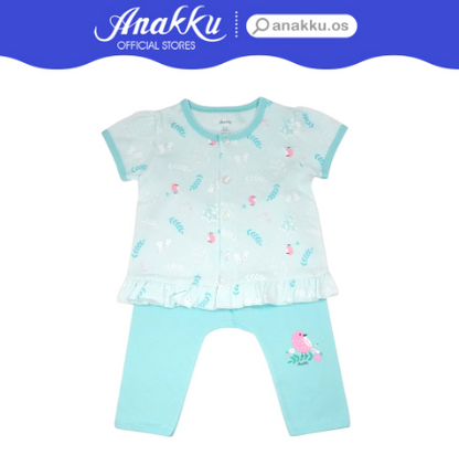 Anakku [0-12M] Newborn Baby Girl Clothing Suit Set | Set Baju Bayi Perempuan EAK632-2