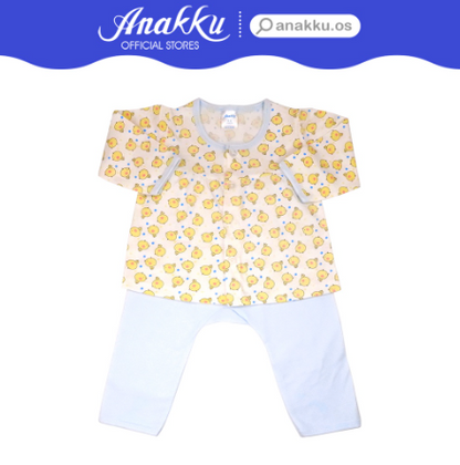 Anakku Newborn Baby Girl Clothing Single Jersey Suit Set | Baju Bayi Perempuan [0-12 Months] EAK522-2