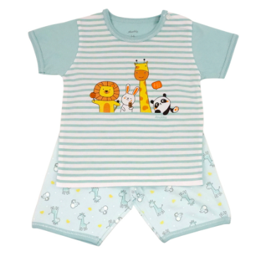 Anakku [0-12M] Newborn Baby Boy Clothing Suit Set | Set Baju Bayi Lelaki EAK638-2