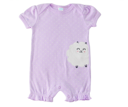 Anakku [0-12M] Girl Newborn Short Romper Baju Bayi Perempuan EAK718-2