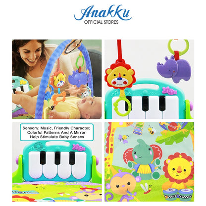 Anakku Baby Playmat Kick And Play Piano Gym | Tikar Mainan Bayi 171-886