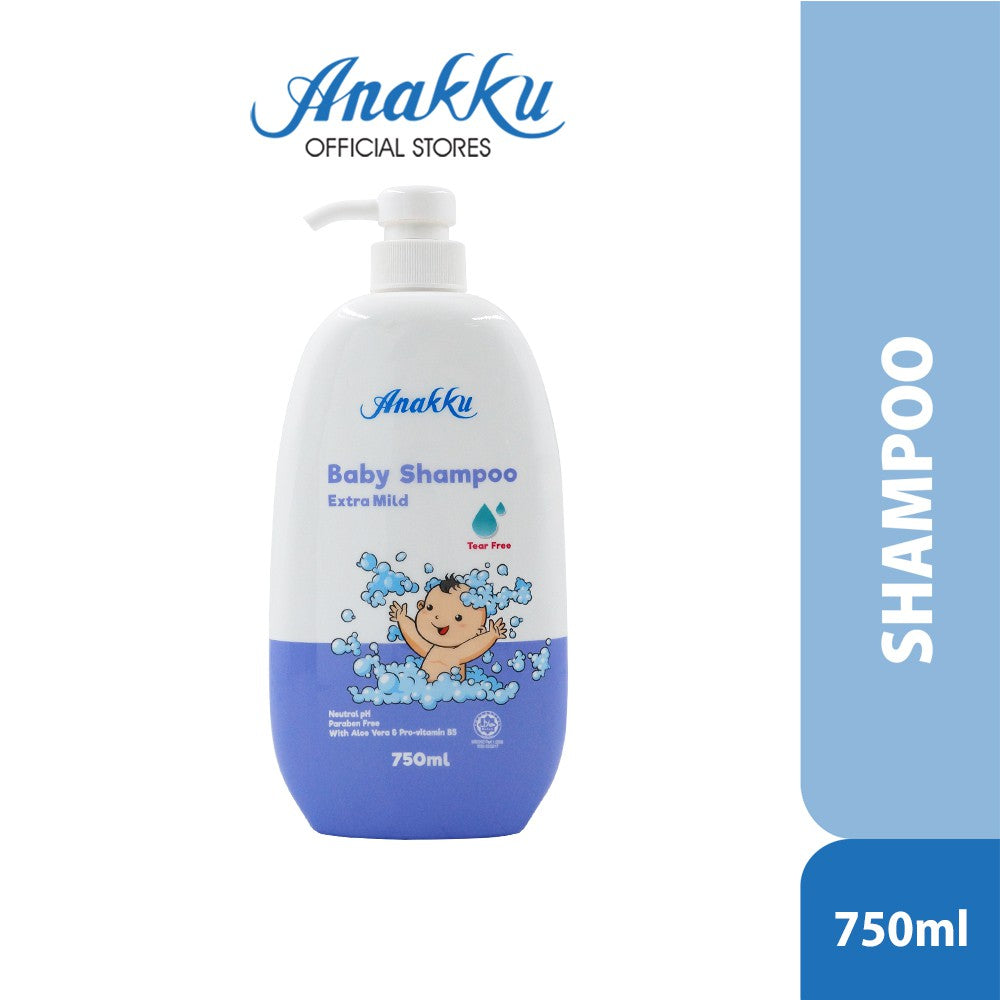 Anakku Extra Mild Baby Shampoo | Syampu Bayi (750ml) [No Tear Formula] S750