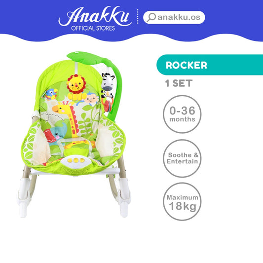 Anakku Portable Baby Rocker (0-36 Months) | Buaian Bayi 171-881