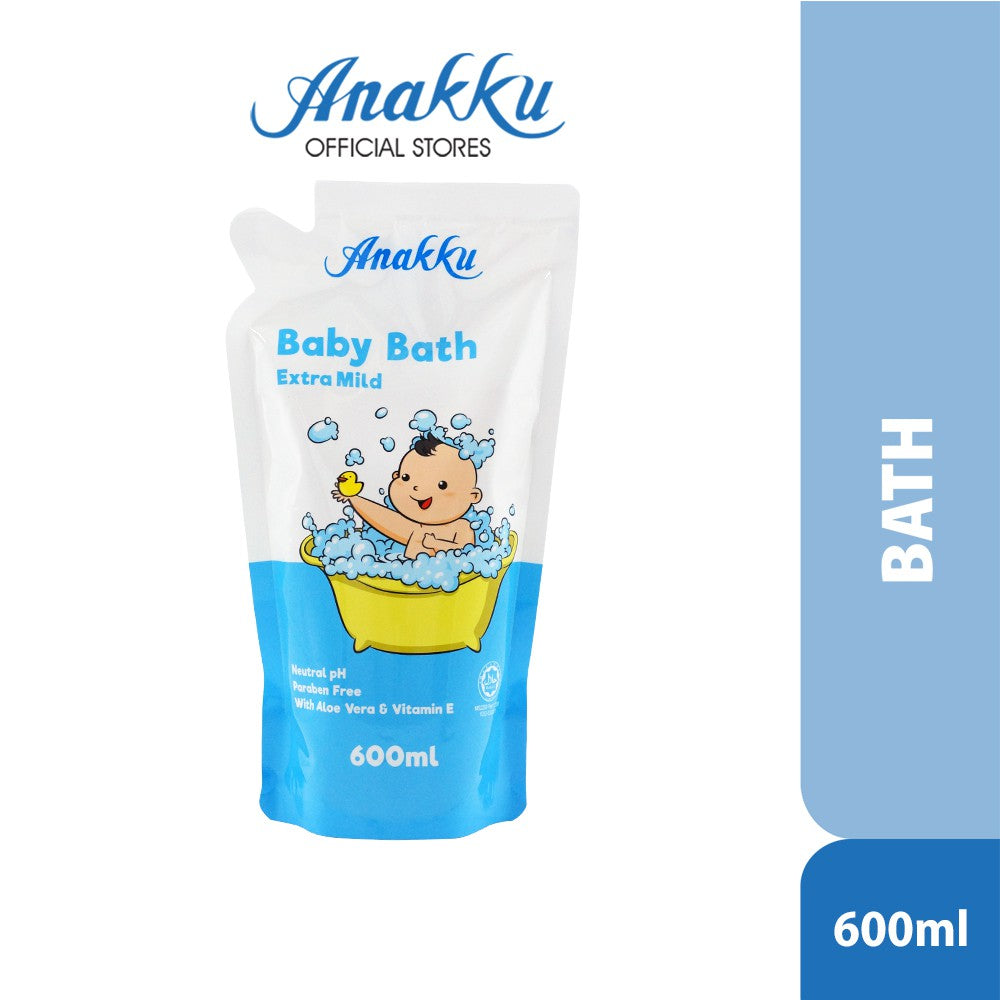 Anakku Baby Bath Refill Pack | Sabun Mandian Bayi Pek Isi Semula (600ml) 175-050