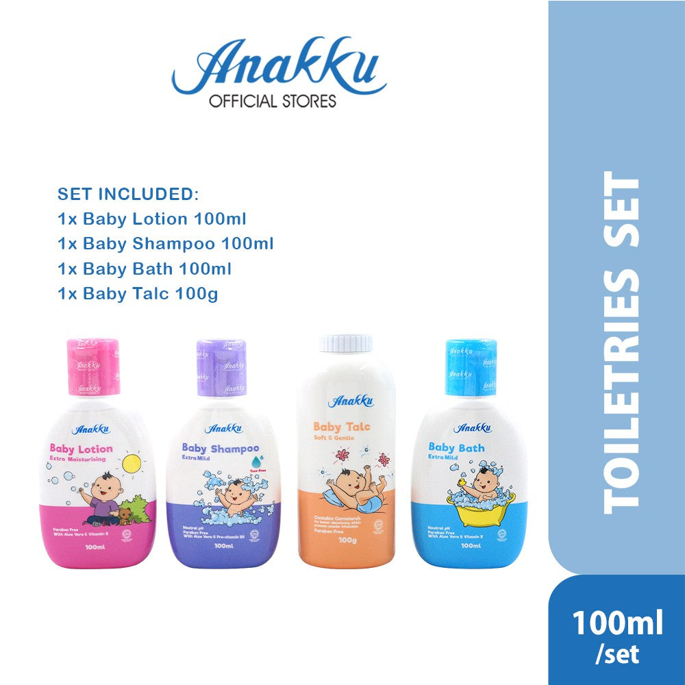 Baby bath toiletries store set