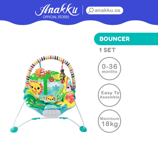 Anakku Animal Paradise Playtime Bouncer (0-36 Months) | Buaian Bayi 171-884