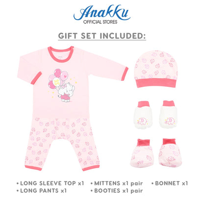Anakku Newborn 5pcs Baby Girl Gift Set Hamper / Set Hadiah Bayi Perempuan [0-6 Months] EAK445-1