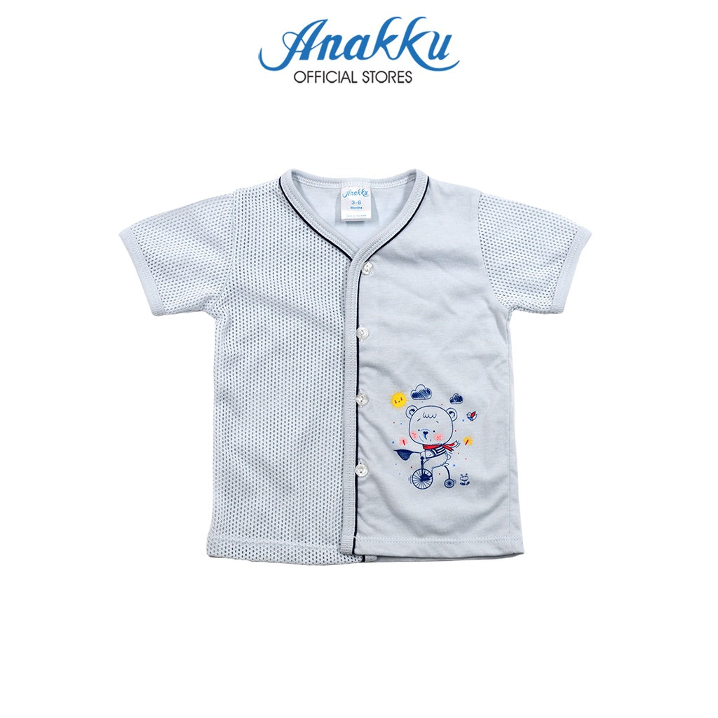 Anakku Baby Boy Newborn Suit Set-Mix Eyelet | Baju Bayi Lelaki [0-12 Months] EAK465-2