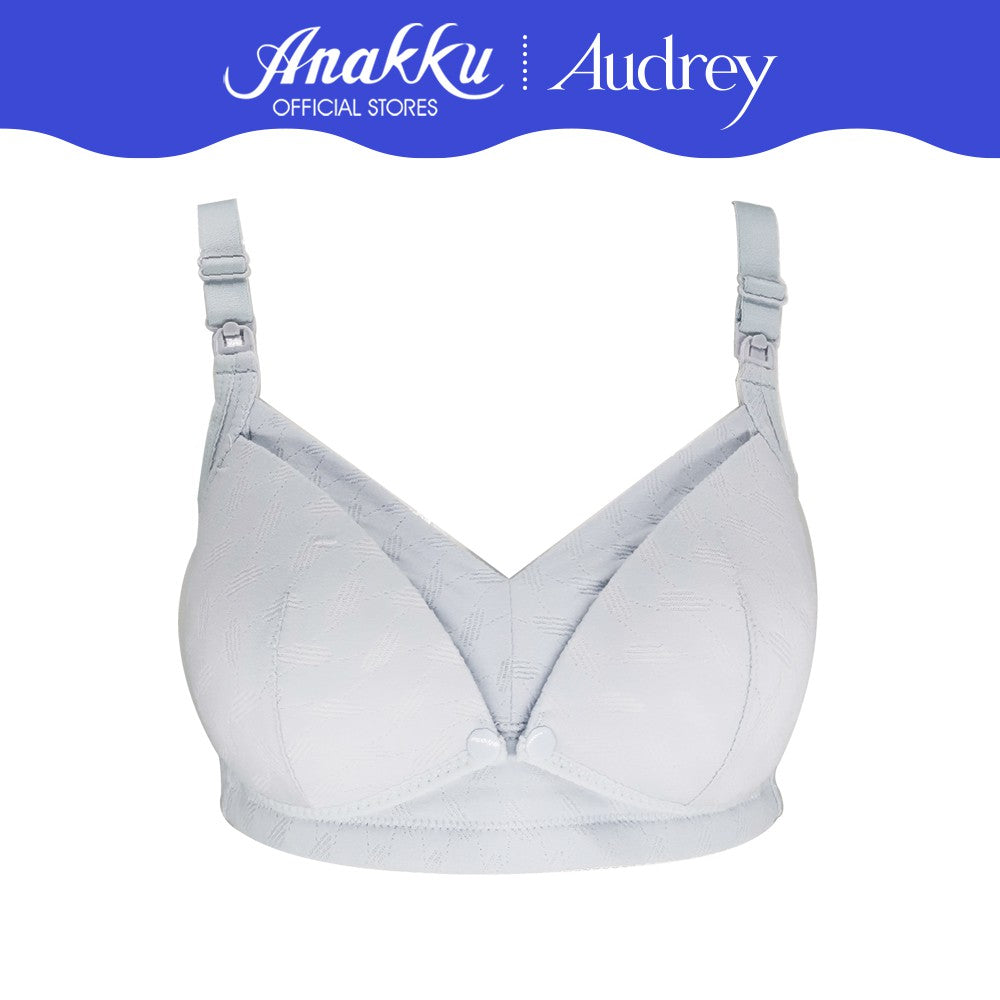 Audrey Wireless Full Cup Seamless Maternity Nursing Bra With Drop Clips & Front Buckle- B Cup Size 73-7011