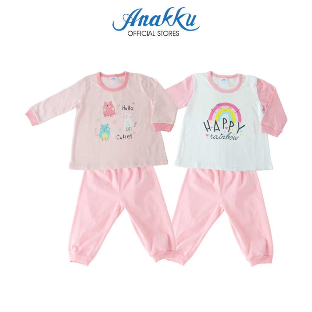 Anakku [3-18M] Newborn Baby Girl Clothing Suit Set | Set Baju Bayi Perempuan EAK770-2
