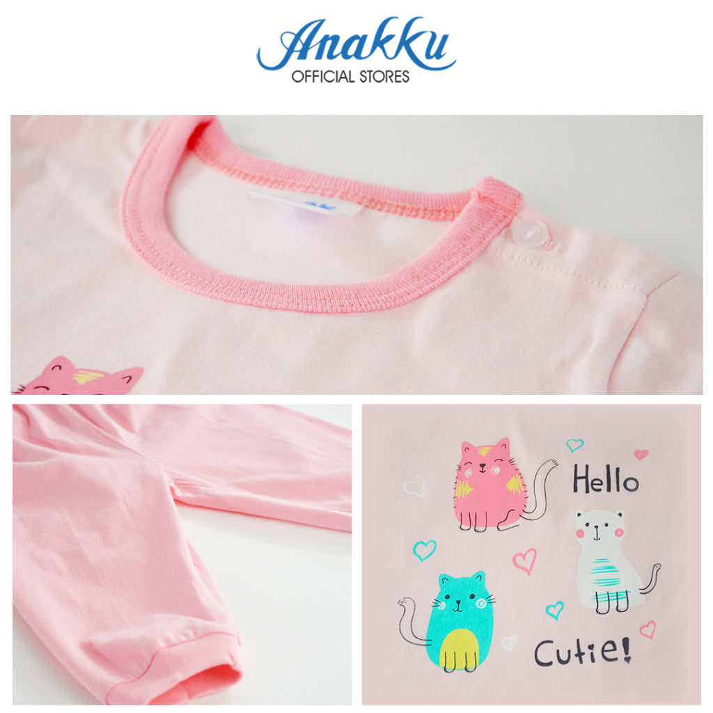 Anakku [3-18M] Newborn Baby Girl Clothing Suit Set | Set Baju Bayi Perempuan EAK770-2