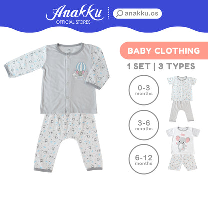 Anakku Baby Boy Newborn Suit Set Baju Bayi Lelaki EAK871-2