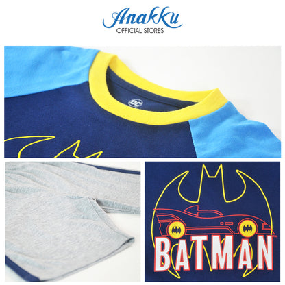 Anakku DC Superhero Batman Baby Boy Newborn Suit Set Clothes Baju Bayi Lelaki EDC893-2