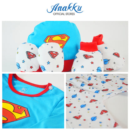 Anakku [0-6M] Newborn Baby Boy Superman Gift Set Hadiah Bayi Lelaki [5pcs/set] 720322-1