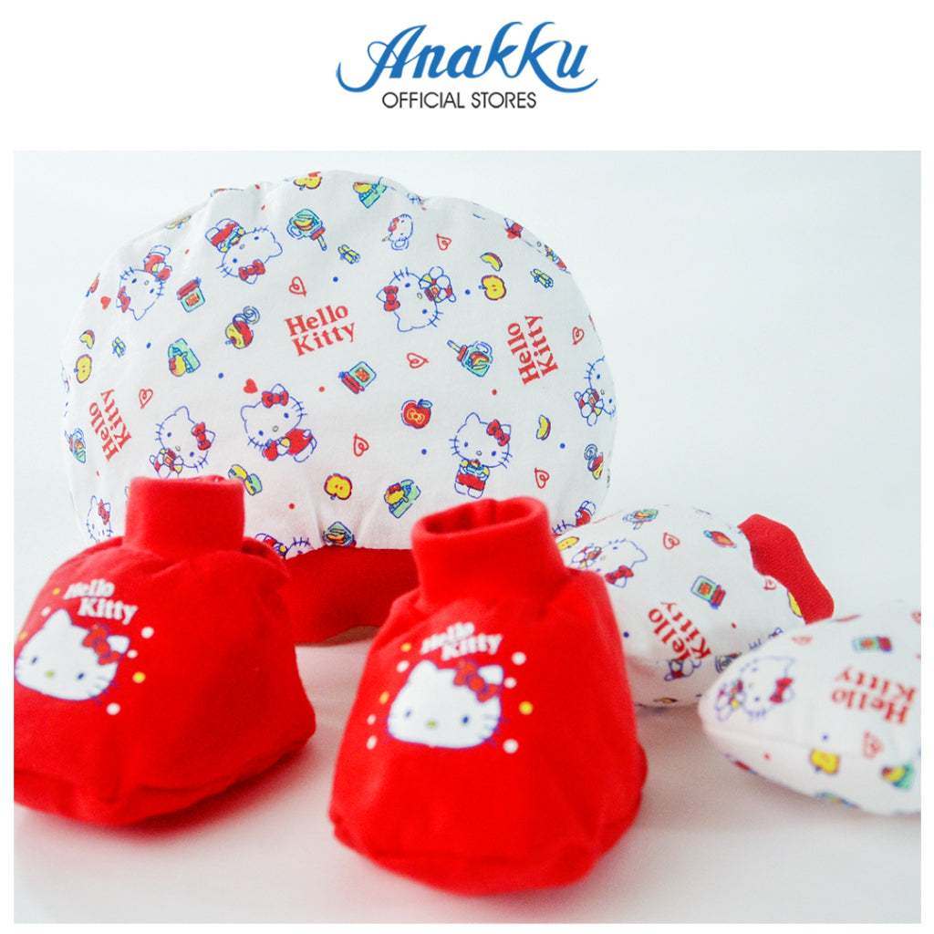 Anakku 0 6M Girls Newborn Hello Kitty Baby Girls 5pcs Gift Set Hadiah Bayi Perempuan 720319 1