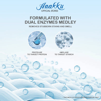 Anakku Baby Laundry Detergent with Enzyme (1L & 3L) Cecair Detergen 165-7100