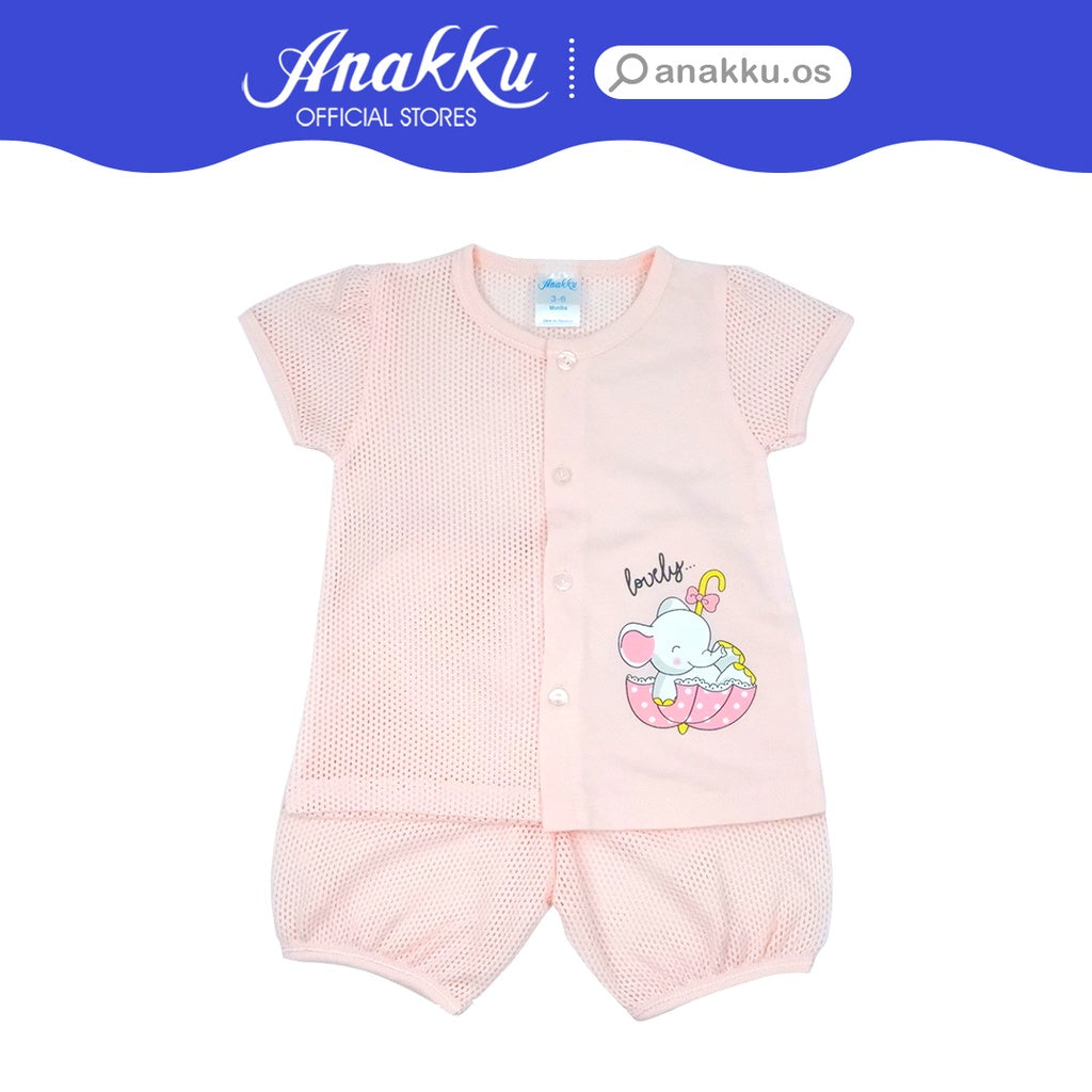 Anakku Newborn Baby Gir Suit Set | Set Baju Bayi Perempuan [0-12 Months] EAK636-2