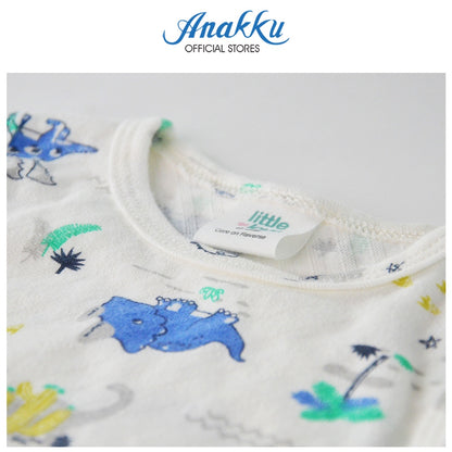 Anakku [0-12M] Newborn Baby Boy Pyjamas Set Clothing Set | Baju Bayi Lelaki ELL620-2