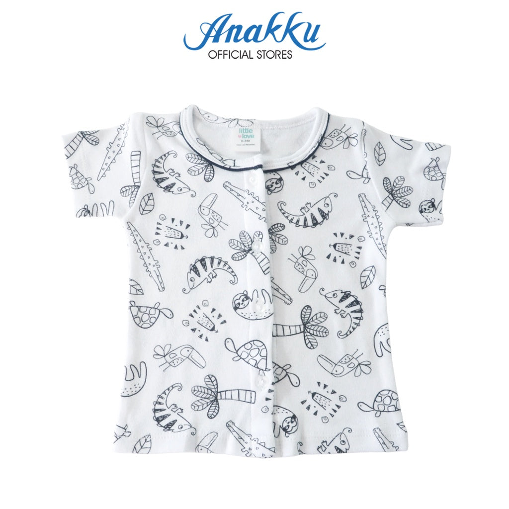 Anakku [0-12M] Newborn Baby Pyjamas Set Clothing Set | Baju Bayi ELL618-2